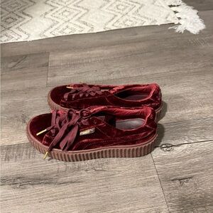 Fenty Puma Women's Velvet Sneakers creepers